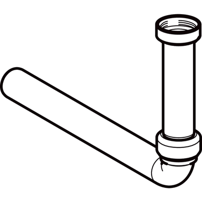 Geberit Verlängerung, für Waschbeckenanschluss, d 32 mm, glanzverchromt, Farbe chrom Bild 3