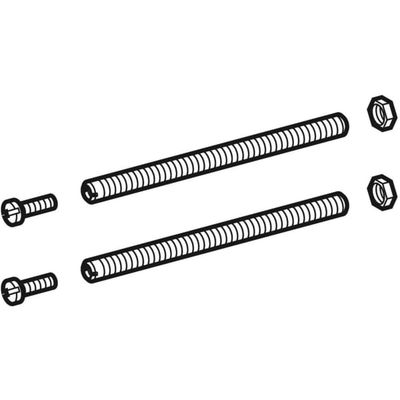 Geberit Gewindestange M8, mit Muttern und Schrauben 216.024.00.1 Bild 2