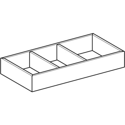 Geberit VariForm Schubladeneinsatz H-Unterteilung, 15 x 6,2 x 37,3 cm Bild 4
