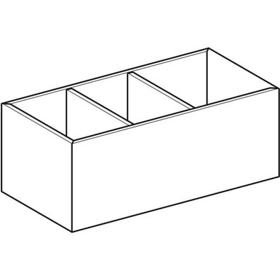 Geberit VariForm Schubladeneinsatz H-Unterteilung, 15 x 9,8 x 37,3 cm Bild 4