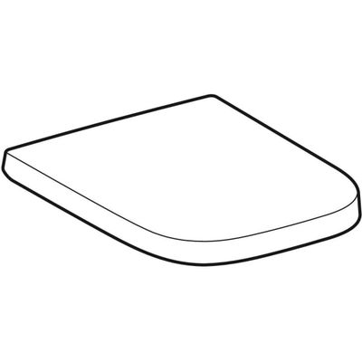 Geberit WC-Sitz, für WC'S bis 2009, ES-L-Scharnier, Befestigung von oben, Farbe weiß Bild 3
