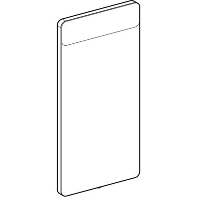 Geberit Option Lichtspiegel Beleuchtung oben, 40 x 80 x 3,5 cm, 800 x 400 mm Bild 6