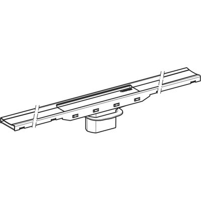 Geberit CleanLine80 Duschrinne 30-110 cm Edelstahl poliert / Edelstahl gebürstet, 10 mm, Farbe Edelstahl-Optik (silber) Bild 6