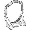 Geberit Rohrschelle, für WC-Anschlussb. Duofix Element, tiefenverstellbar Bild 2