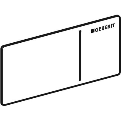 Geberit Fernbetaetigung, Farbe weiß Bild 2