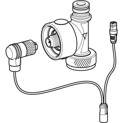 Geberit Volumenstromsensor intern zu Hygienespülung, 52 x 40 mm Bild 2