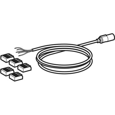 Geberit Verbindungskabel für ext. Sensor für Hygienesp. im Unterputz-Spülkasten, Stecker, Farbe lila Bild 2