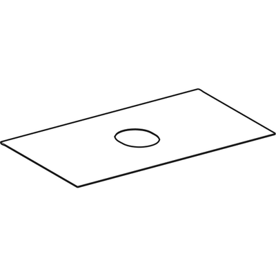 Geberit Abdeckplatte für US für AS-WT mit einer Schublade, Breite 750 mm, Farbe lava Bild 2