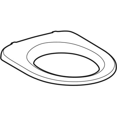 Geberit iCon WC-Sitzring, barrierefrei Befestigung von oben, weiss, Farbe weiß Bild 5
