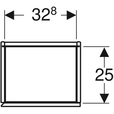 Geberit ONE Hochschrank, mit 1 Tür 36 x 180 x 29,1 cm, Farbe braun Bild 4