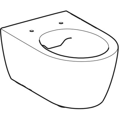 Geberit Wand-Tiefspül-WC, spülrandlos, mit verdeckte Befestigung, KeraTect, 330 x 355 x 530 mm, Farbe weiß Bild 9