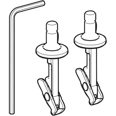 Geberit Fixierbolzen, für WC-Sitz, für EasyMount Bild 2