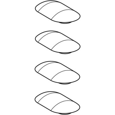 Geberit Set Puffer, für WC-Deckel 3 / 7 mm Bild 2