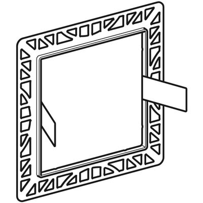 Geberit Abdeckplatte flächenbündig, für WT-Armaturen, mit UP-Funktionsbox, 148 x 148 x 25 mm Bild 4