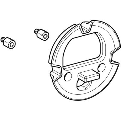 Geberit Abdichtungsset, für WT-Armaturen Wandmontage, mit UP-Funktionsbox Bild 4