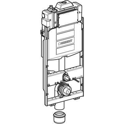 Geberit GIS Element, für WWC, 125 cm, mit Sigma Unterputz-Spülkasten 12 cm, für Hygienesp./1 WA ohne S-St. Bild 5