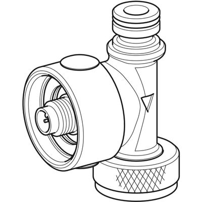 Geberit Volumenstromsensor intern, für Hygienesp. im Unterputz-Spülkasten, für KW / WW-Anschluss Bild 2