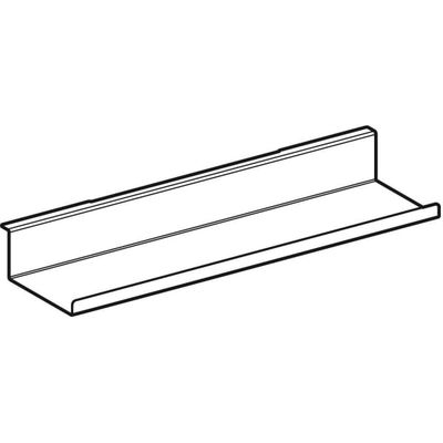 Geberit Wandablage, 45 x 5,5 x 13 cm, 55 x 450 x 130 mm, Farbe weiß Bild 6