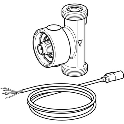 Geberit Temperatur- und Volumenstromsensor, für Gebaeudeleittechnik Rg G1 1/4 Bild 3