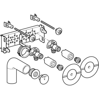 Geberit Waschtisch-Set, für Standarmatur Bild 5