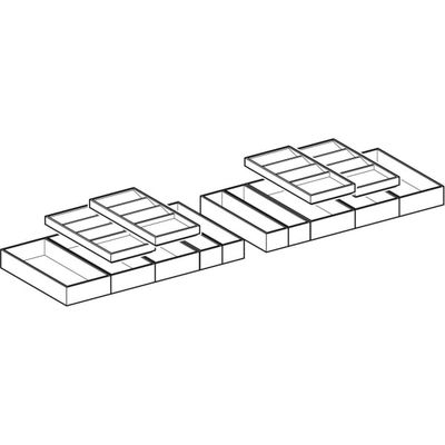 Geberit Set Schubladeneinsatz, B:135, für obere Schublade Bild 2