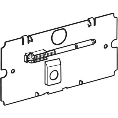 Geberit Schutzplatte zu Unterputz-Spülkasten ab Modell 1988 Bild 2