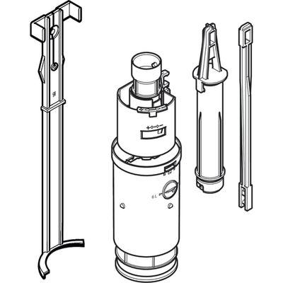 Geberit Heberglocke, für Unterputz-Spülkasten UP170 2-Mengen-Spülung Bild 2