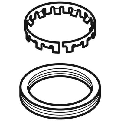 Geberit Lippendichtung und Krallenband, für Pluvia Befestigungsscheibe Bild 2