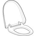 Geberit WC-Sitz und Deckel, für DoucheWC Aquaclean, Farbe weiß Bild 2