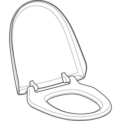 Geberit WC-Sitz u.Deckel, für DoucheWC Aquaclean, Farbe weiß Bild 2