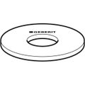 Geberit Flachdichtung, für Heberglocke VMQ d52,5xdi, 19,5 x 3 mm Bild 3