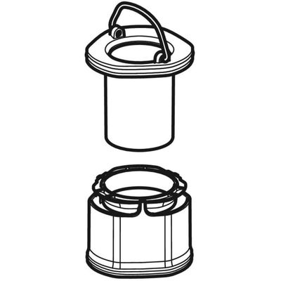 Geberit Tauchrohr und Traeger Bild 2