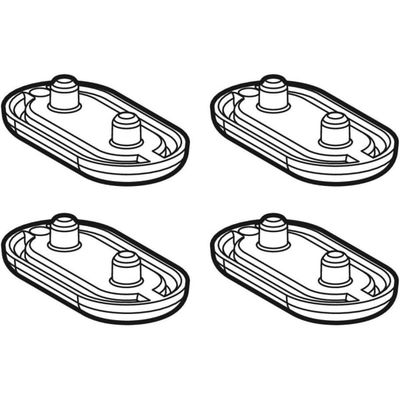 Geberit Set Ausgleichspuffer, für WC-Sitzring, für AquaClean 5000 / 5000plus Bild 2