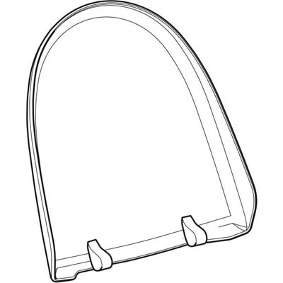 Geberit WC-Deckel zu AquaClean 8000 / 8000plus (ohne Brille), Farbe weiß Bild 2