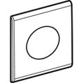 Geberit Abdeckplatte, für Urinal, Samba, 130 x 130 x 9 mm, Farbe silberfarben Bild 4