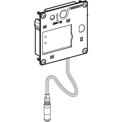 Geberit Elektronikmodul, für Urinalsteuerung UP verd, Netzbetrieb u GEBUS, Kabel schw. Bild 2