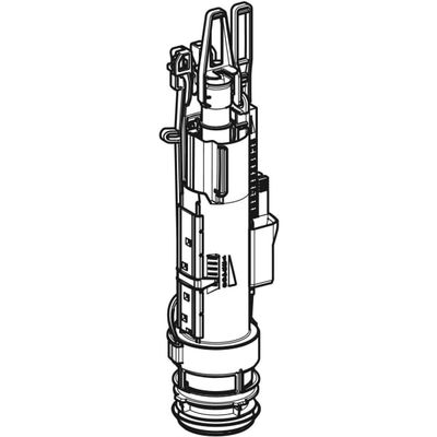 Geberit Spülventil Typ 212 inklusive Bassin, für Omega Unterputz-Spülkasten, Farbe grau Bild 2