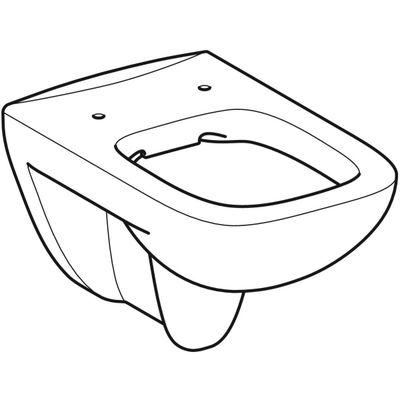 Geberit Renova Plan Wand-WC Tiefspüler Rimfree, Farbe weiß Bild 5