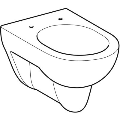 Geberit Renova Wand-WC Tiefspüler, Farbe weiß Bild 5