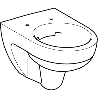 Geberit Renova Wand-WC Tiefspüler, Rimfree, Farbe weiß Bild 5