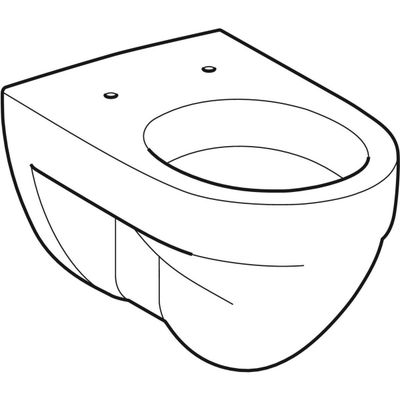 Geberit Renova Wand-WC Flachspüler, Farbe weiß Bild 5