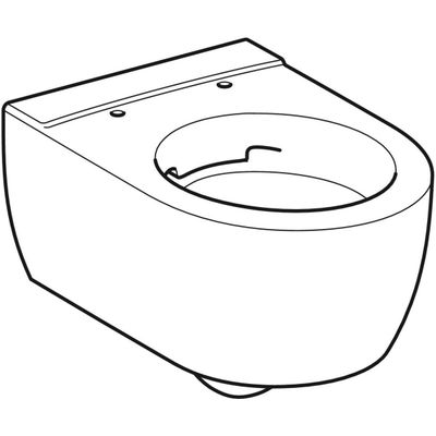Geberit iCon Wand-WC Tiefspüler geschlossene Form, Rimfree, Farbe weiß Bild 5