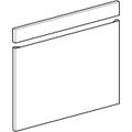 Geberit Renova Plan Schubladenfront Set für RenovaPlan Unterschrank für Waschtisch, B:55, weiss hgl, 550 mm, Farbe weiß lackiert hochglänzend Bild 2