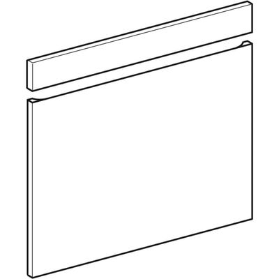 Geberit Schubladenfront Set für RenovaPlan Unterschrank für Waschtisch, B:55, weiss hgl, 550 mm, Farbe weiß lackiert hochglänzend Bild 2