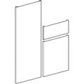 Geberit Schublade-/Front Set für Renova Plan Hochschrank, Breite: 390 mm, Bj 2021, Farbe weiß Bild 2