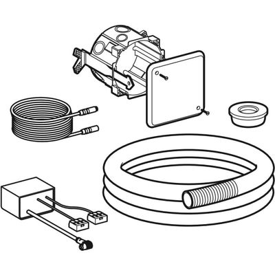 Geberit Rohbauset, mit Netzteil, für WC-Steuerungen, mit elektrischer Spülung Bild 3