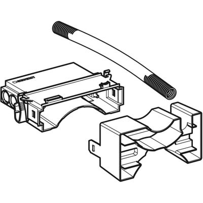 Geberit Elektro- & Kommunikationsanschlussdose, für Montageelement Wand-WC Bild 3