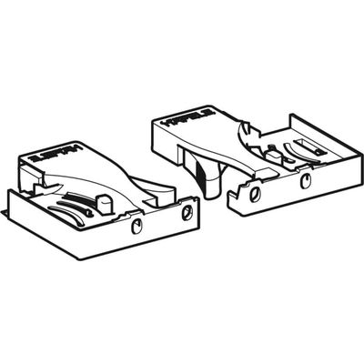 Geberit Set Schubladensicherungen, links und rechts, inklusive 2 Schrauben Bild 2