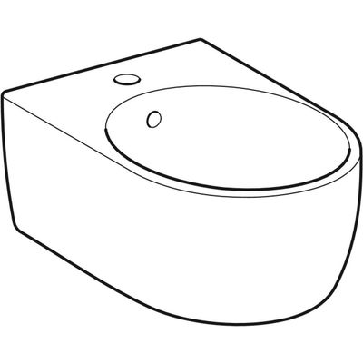 Geberit iCon Wandbidet, mit Überlauf, KeraTect, Farbe weiß Bild 5