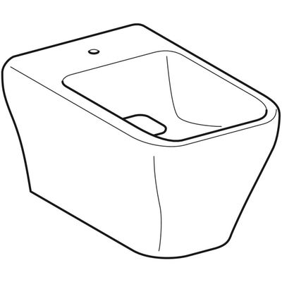 Geberit myDay Wandbidet, ohne Überlauf, KeraTect, Farbe weiß Bild 5